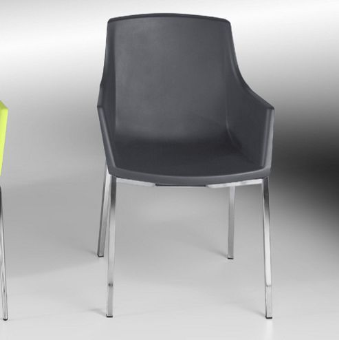 Image of Redi Siza-q Chair By Plus Design - Red - Chromed