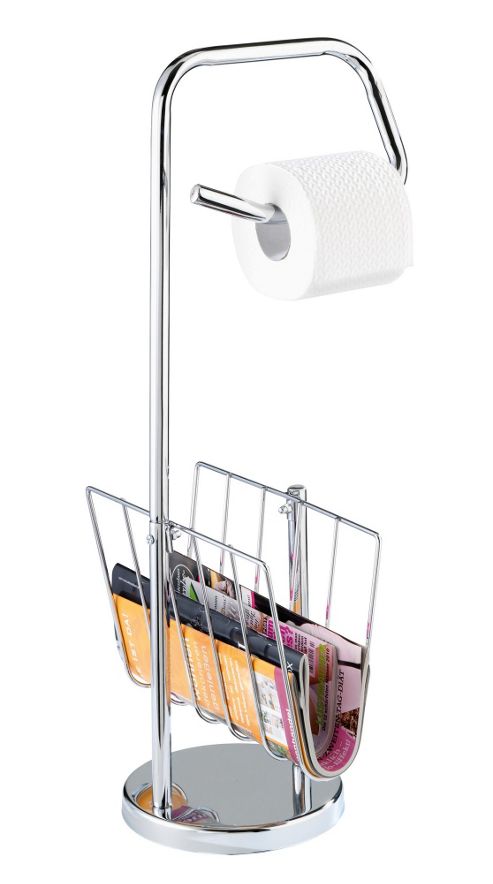 Image of Wenko Toilet Roll And Newspaper Holder