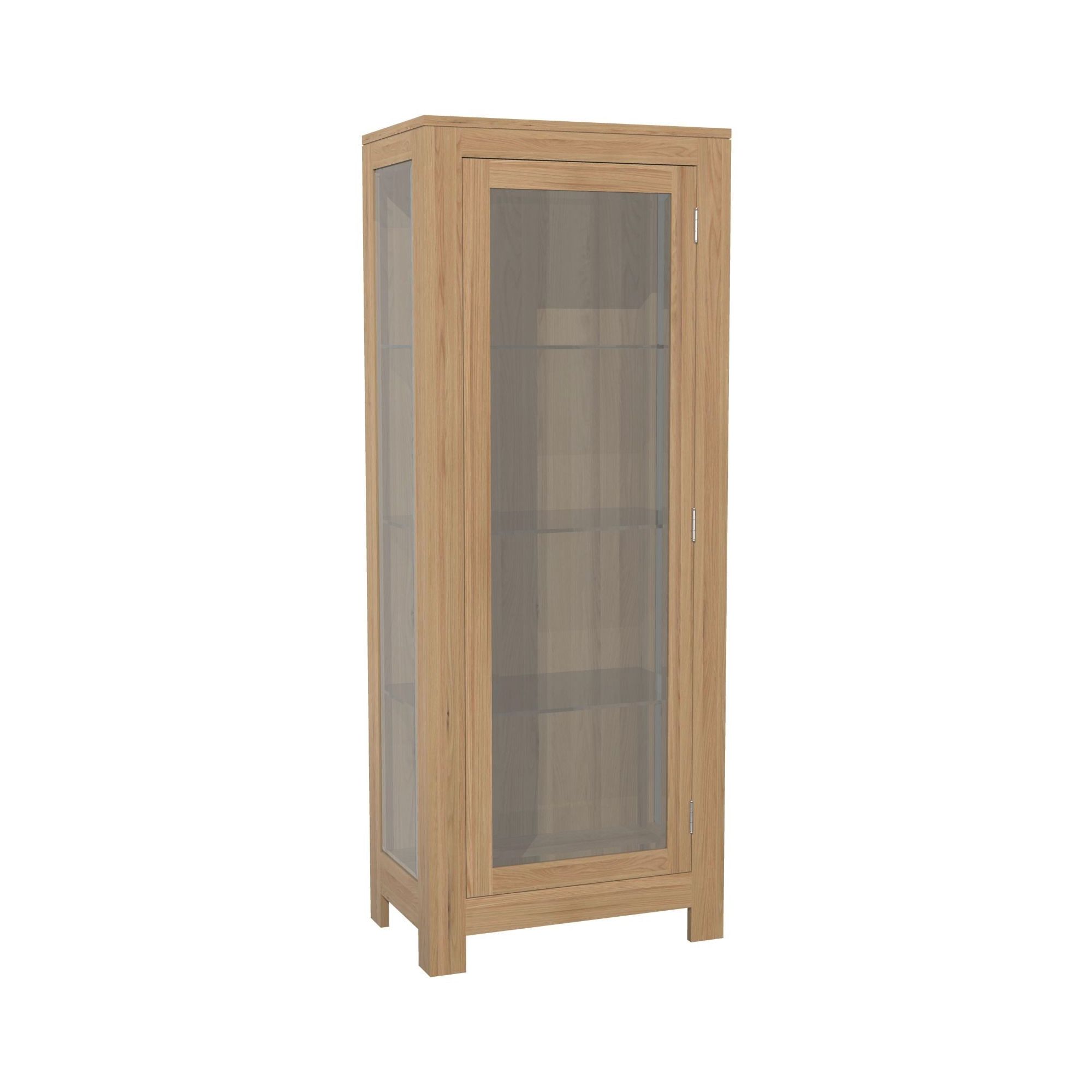 Kelburn Furniture Milano Display Cabinet in Clear Satin Lacquer at Tescos Direct