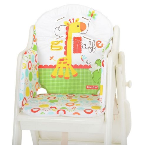 Image of Fisher Price Highchair Insert (giraffe Friends)