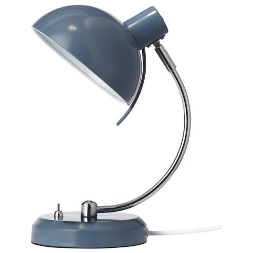 Image of Tesco Arc Desk Lamp, Blue