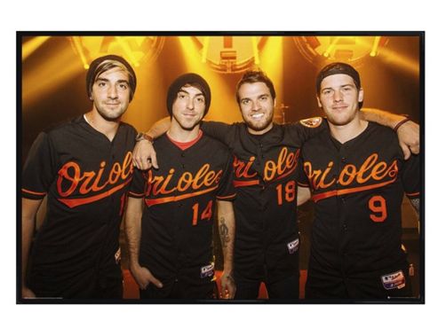 Image of Gloss Black Framed All Time Low A Love Like War Poster