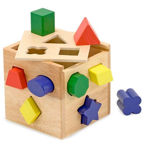 Image of Melissa & Doug - Shape Sorting Cube