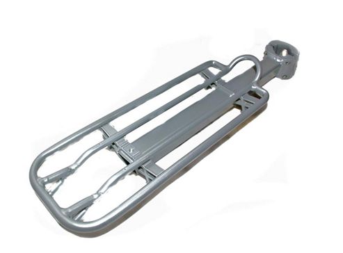 Image of Silver Alloy Seat Post Carrier Rack