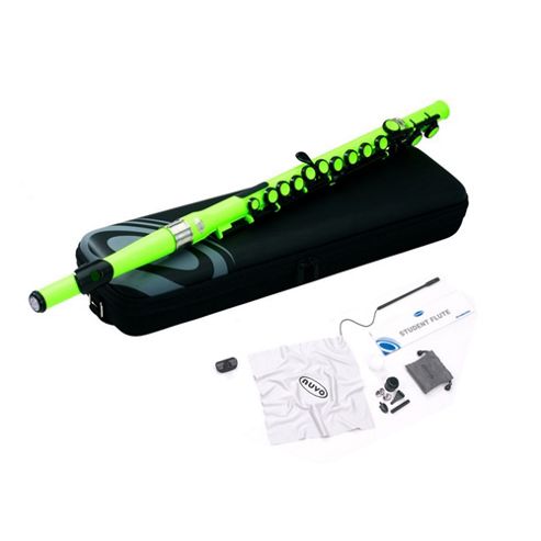 Image of Nuvo Student Flute Lazer Green