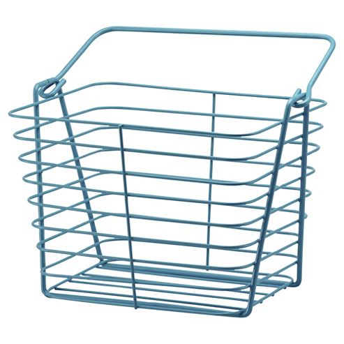 Image of Tesco Blue Wire Basket