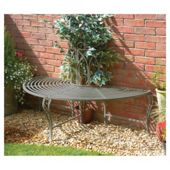Versailles Half Circular Seat - Washed Grey