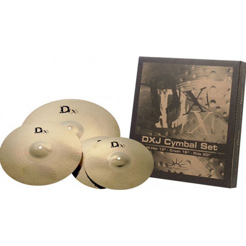 Image of Stagg Dxj Starter 3 Piece Cymbal Set