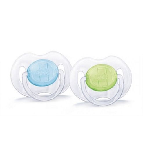 Image of Philips Avent Scf170/21 Bpa-free Translucent Soothers (3-6 Months) 2 Pack