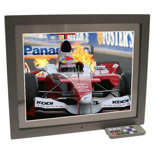 Image of Lamboro Wall Mounted Digital Photo Frame - Black