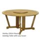 Royal Craft Henley 150cm Round Table with Lazy Susan