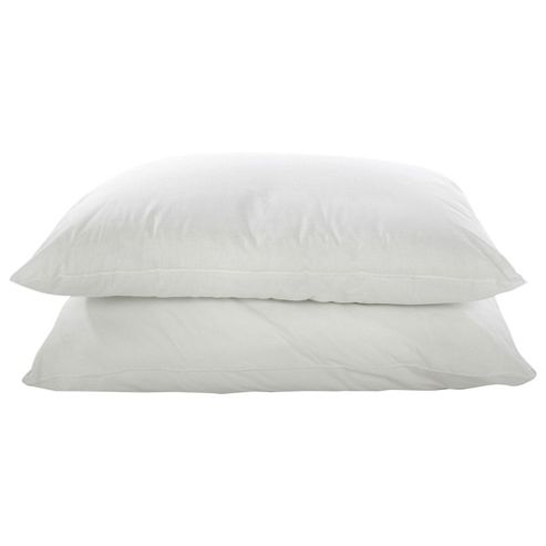Image of Tesco Soft Touch Anti Allergy Pillow Twinpack - Medium