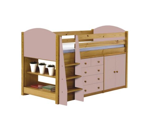Image of Verona Mid Sleeper Set 2 Antique With Pink Details