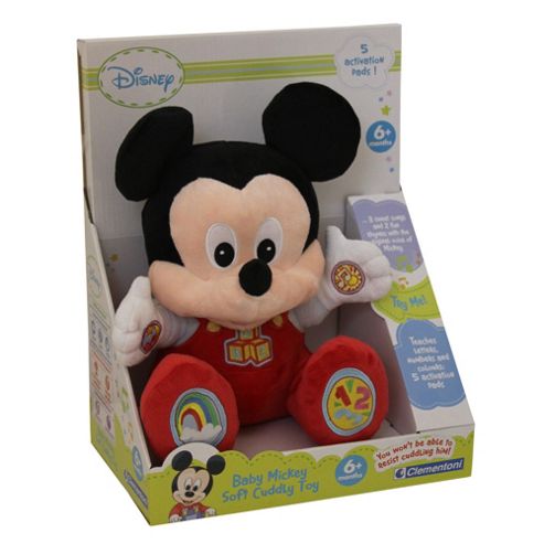 Image of Talking Baby Mickey Mouse Soft Cuddly Toy