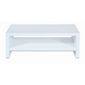 LEVV High Gloss TV Stand - High Gloss White