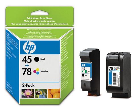 Image of Hp 45/78 Combo-pack Inkjet Print Cartridges