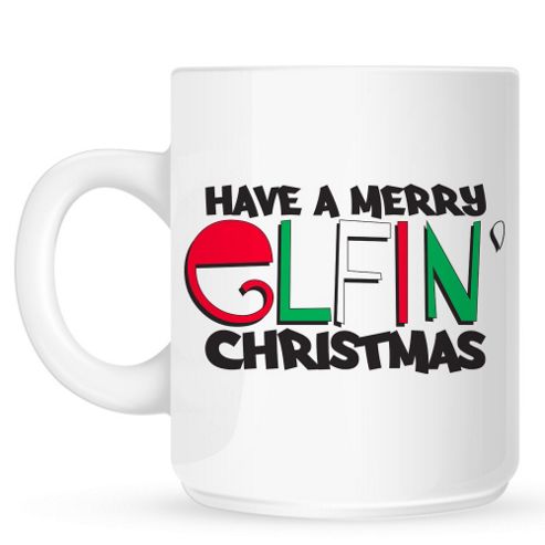 Image of Merry Elfin Christmas 10oz Ceramic Mug