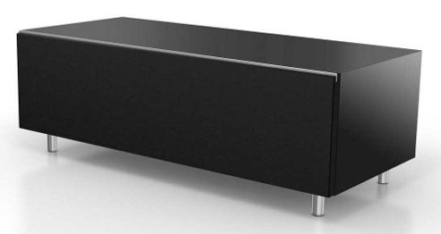 Image of Just Racks Jrl1101s Black Tv Stand