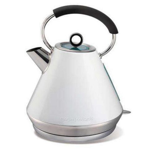 Image of Morphy Richards 43951 1.5 Litre Elipta Stainless Steel Traditional Kettle White