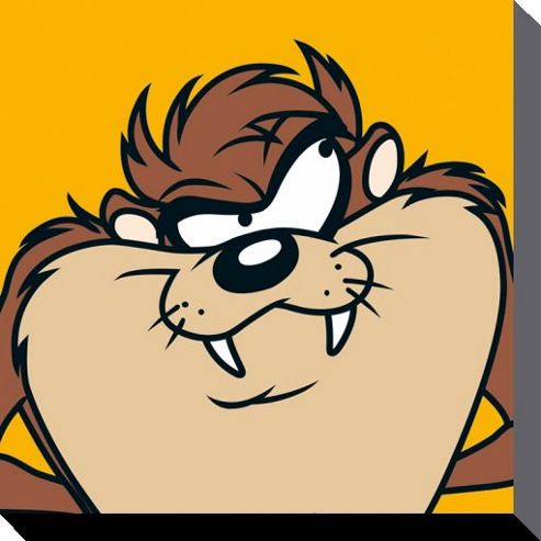 Image of Looney Tunes Taz Canvas Print