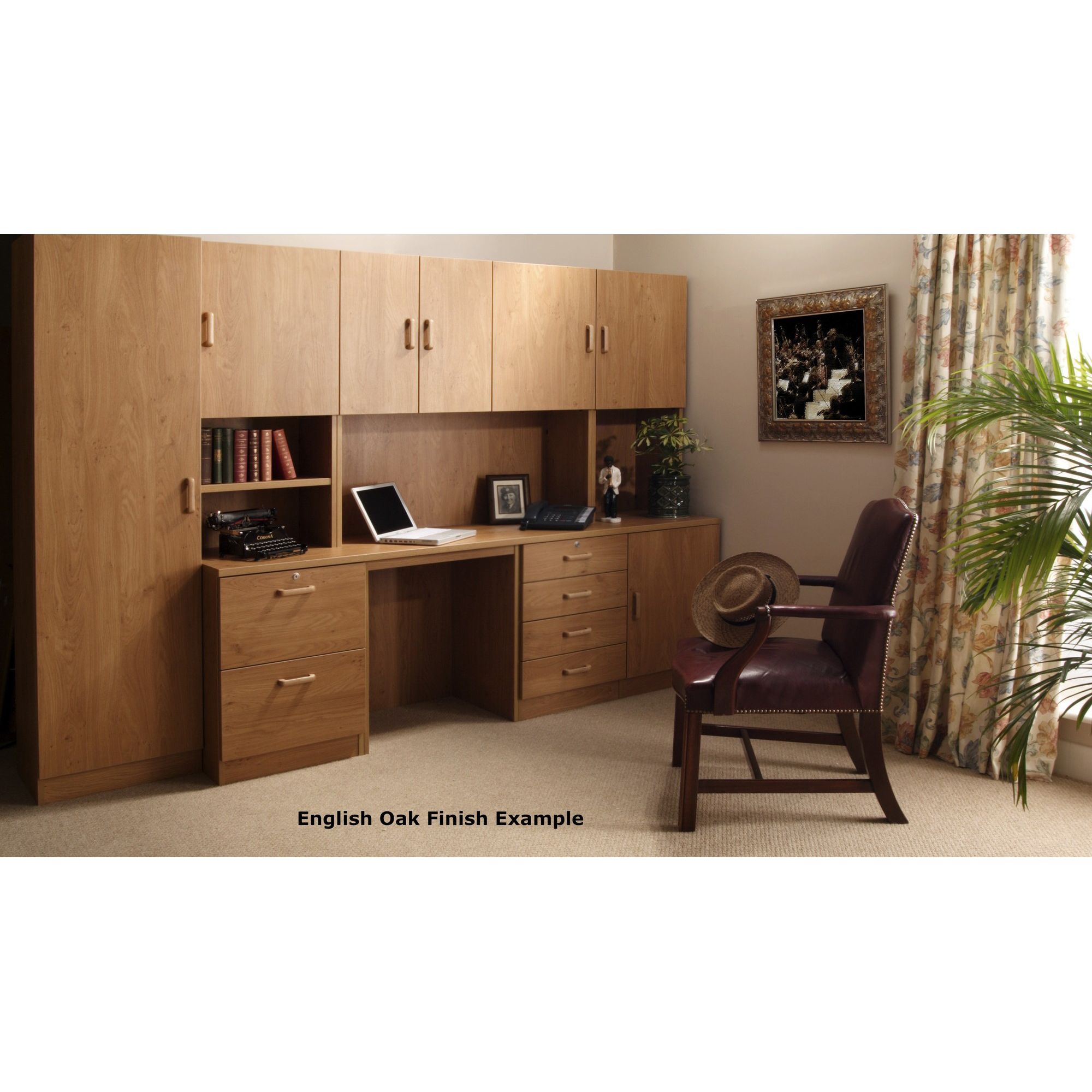 Enduro Four Drawer Wooden Pedestal - English Oak at Tescos Direct