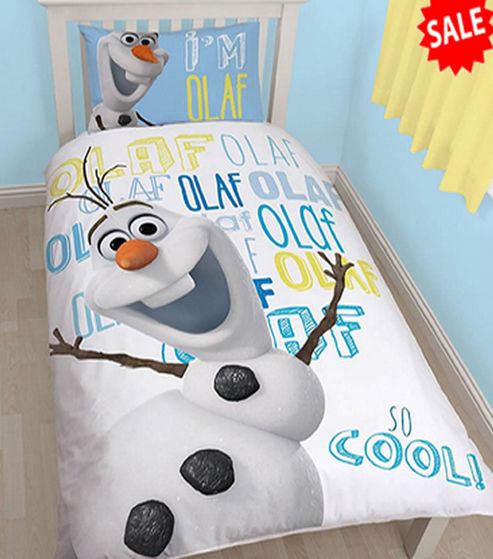 Image of Disney Frozen Bedding, Olaf Single Duvet