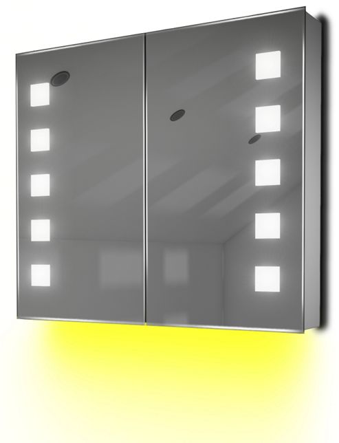 Image of Ambient Demist Bathroom Cabinet With Sensor & Internal Shaver Socket K81y