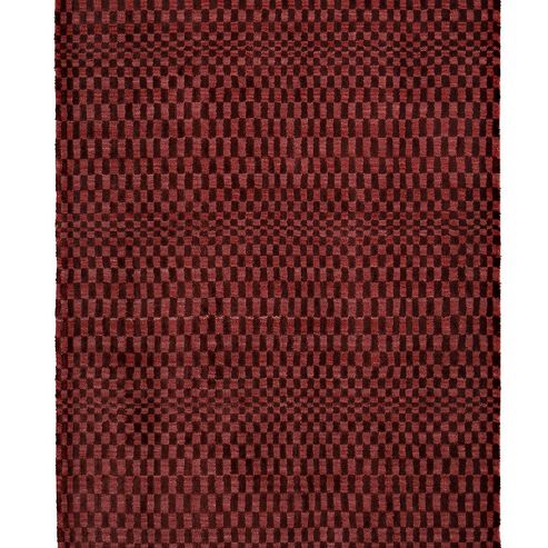 Image of Think Rugs Sonic Red Knotted Rug - 120 Cm X 170 Cm (3 Ft 9 In X 5 Ft 7 In)
