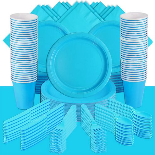 Image of Caribbean Turquoise Party Pack For 100