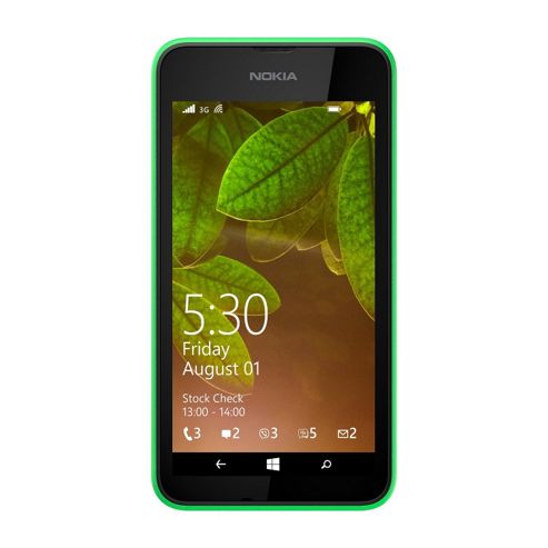 Image of Nokia Lumia 530 (4 Touchscreen) Smartphone Snapdragon (200) Quad Core 1.2ghz 512mb 4gb (bright Green)