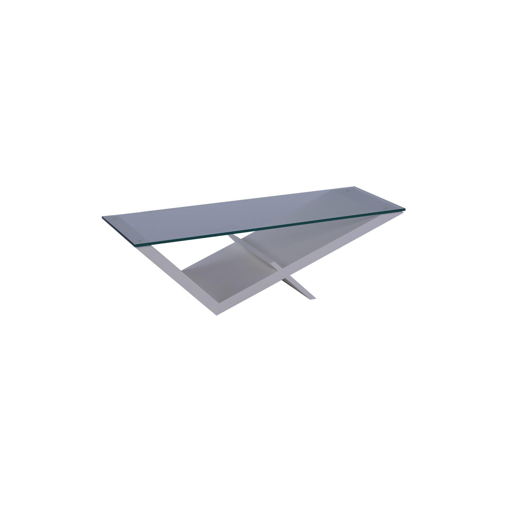 Gillmore Space Gerrit Coffee Table - White Lacquer (Matt) at Tesco Direct