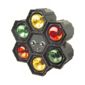 6 Multi Colour Disco DJ Pod Lights Sound Activated