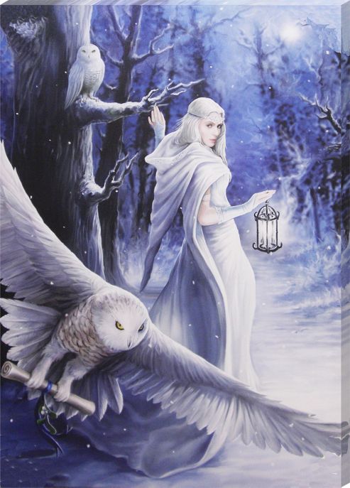 Image of Anne Stokes Midnight Messenger Canvas Print