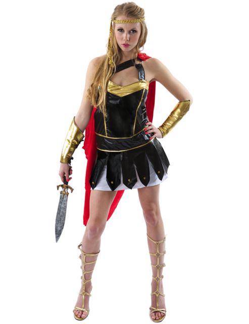 Image of Deluxe Female Gladiator Costume Extra Large