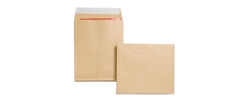 Image of New Guardian Envelopes Heavyweight Peel And Seal Gusset 25mm 130gsm Manilla 305x250mm [pack 100]