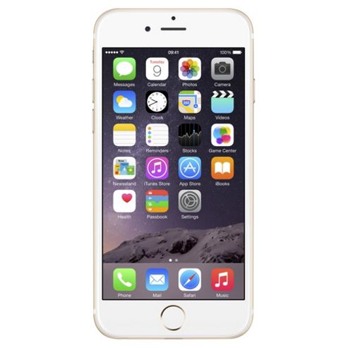 Image of Tesco Mobile Apple Iphone 6 16gb Gold