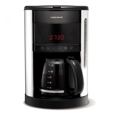 Buy Morphy Richards 162003 12 Cup Digital Filter Coffee Maker in Black from our Filter Coffee ...