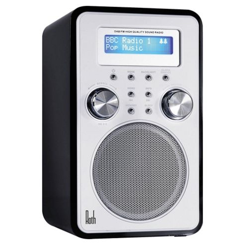 Image of Roth Dbt-001 Dab Radio With Bluetooth Black/white