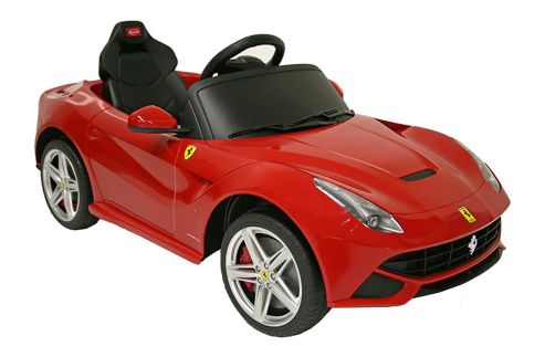 Image of Kids Electric Car Ferrari F12berlinetta 12 Volt Red Gloss