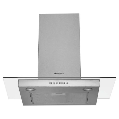 Image of Hotpoint Hdf7.5sab, 70cm, Chimney Hood, Inox