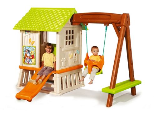 Image of Disney Winnie The Pooh Hut Playhouse & Swing