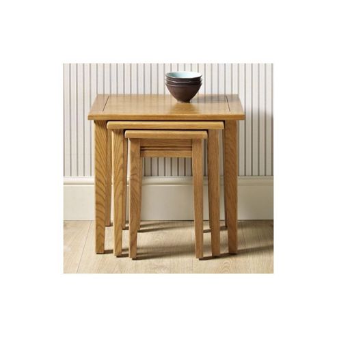 Image of Old Charm Hertford 3 Piece Nest Of Tables - Vintage