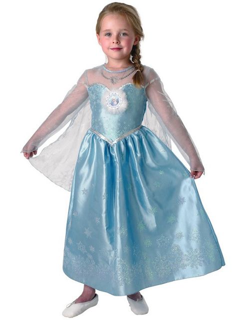 Image of Child Disney Frozen Deluxe Elsa Costume