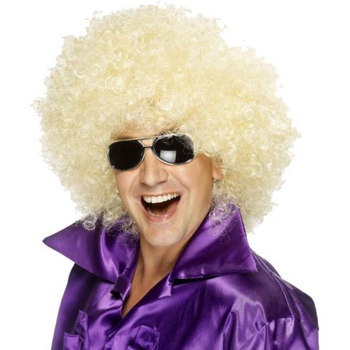 Image of Mega Huge Afro Wig - Blonde