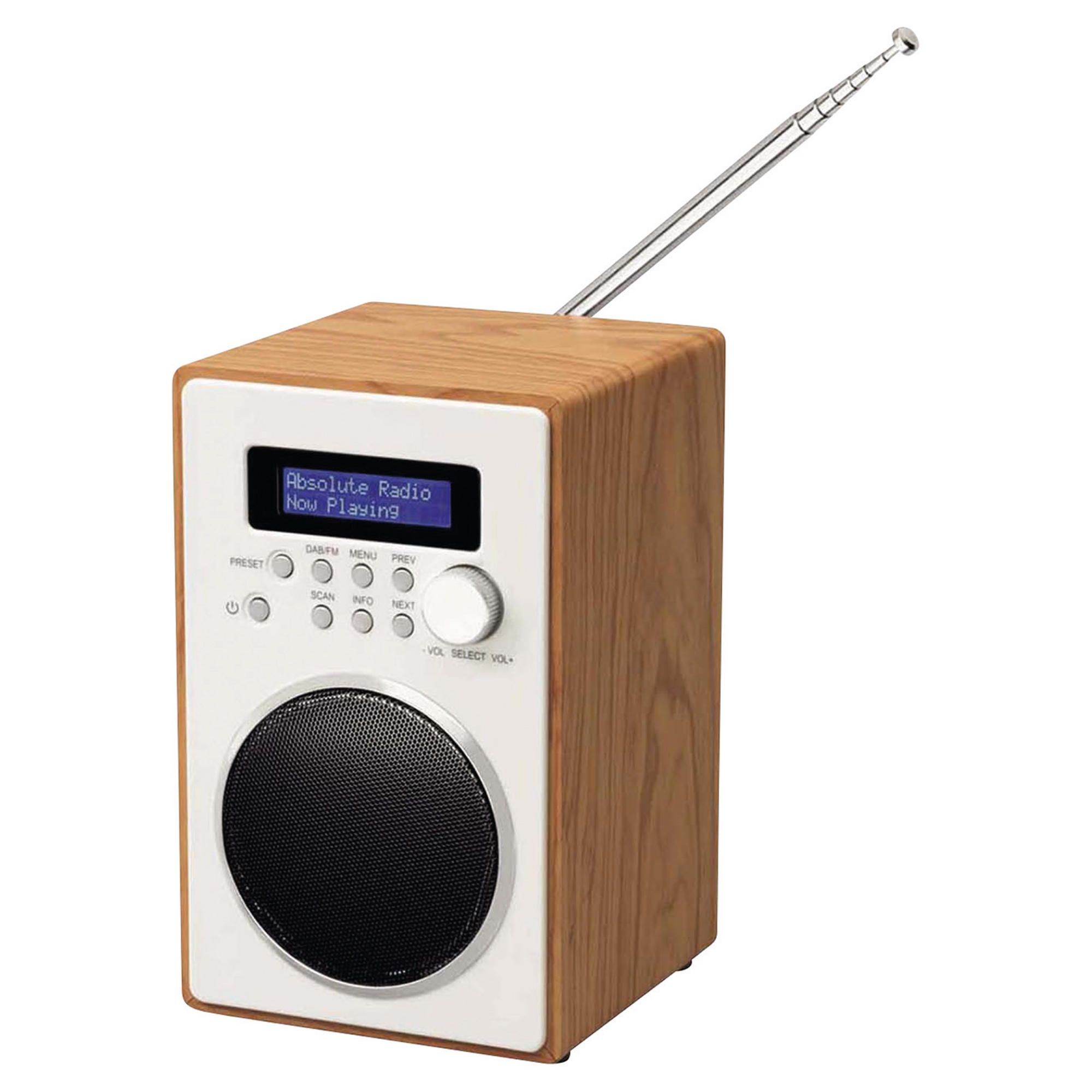 Technika DR1302 Wooden Tower DAB Radio best deals on DAB