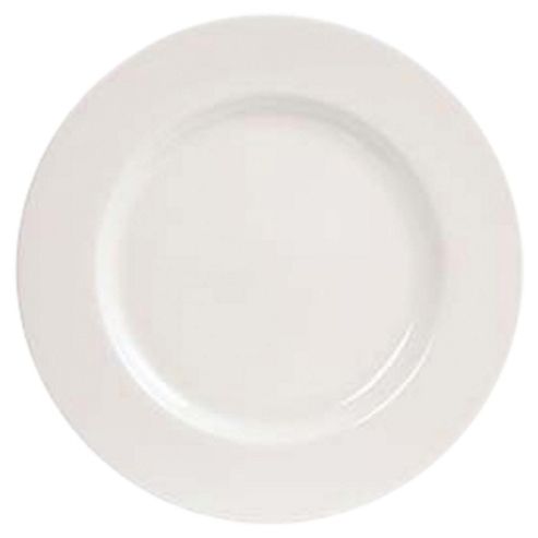 Image of Fairmont & Main Dinner Plate, Porcelain, White