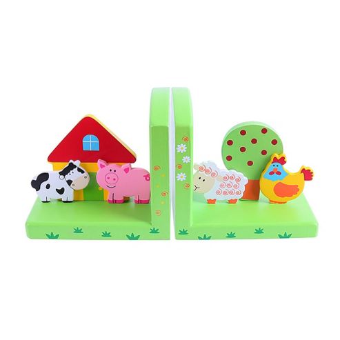 Image of Bigjigs Toys Bj879 Bookends (farm)