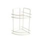 Metaltex 404213 Bath Corner Shelf 2Tier Polythm