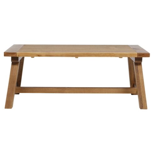 Image of Portobello Trestle Coffee Table Rustic Pine
