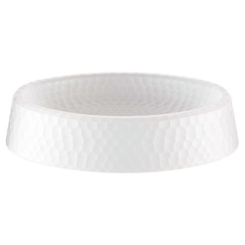 Image of Tesco Textured Plastic Soap Dish, White